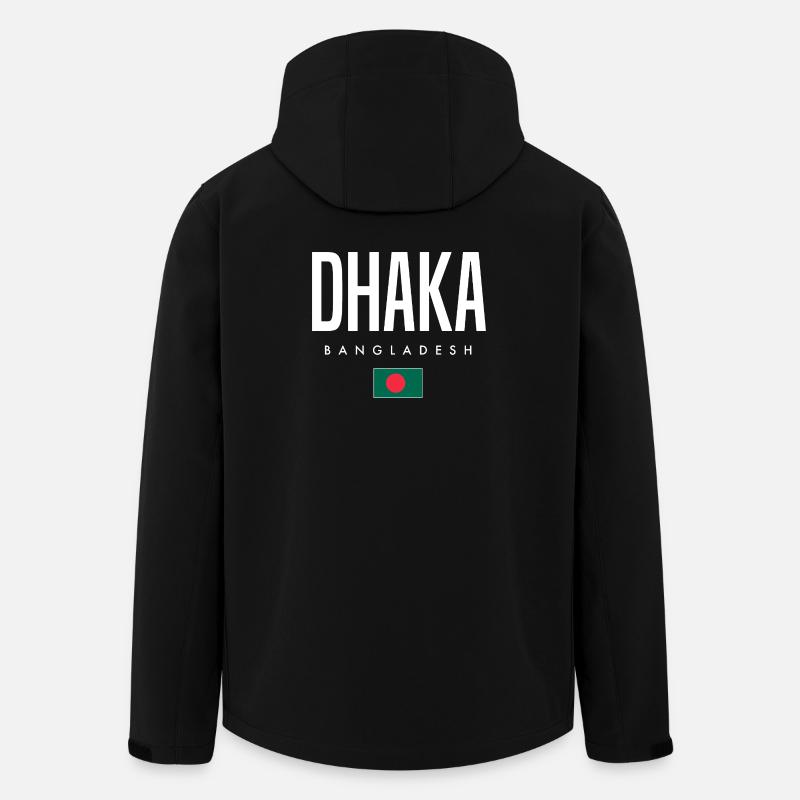 Dhaka Bangladesch - Recycelte Männer Softshell-Jacke von Stanley/Stella - Schwarz