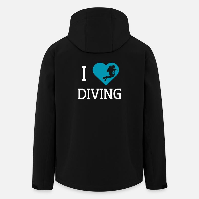 J’adore T-shirt de plongée - Veste softshell homme en polyester recyclé Stanley/Stella - noir
