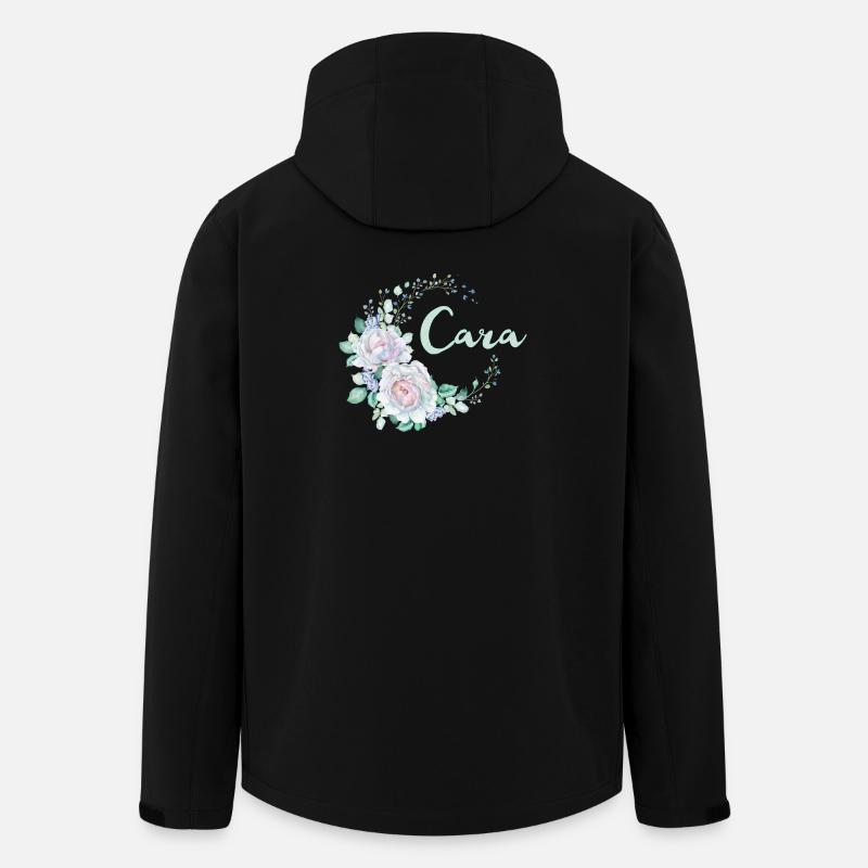 For Cara - Men’s Recycled Softshell Jacket by Stanley/Stella - black