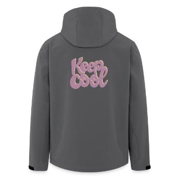 KEEP COOL - Recycelte Männer Softshell-Jacke von Stanley/Stella - Schwarz - Hinten - AI Model Male 185 light (185cm)