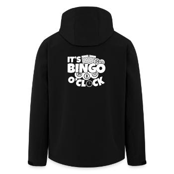 Bingo Player It´s Bingo O´Clock Bingo - Recycelte Männer Softshell-Jacke von Stanley/Stella - Schwarz - Hinten - AI Model Male 185 light (185cm)