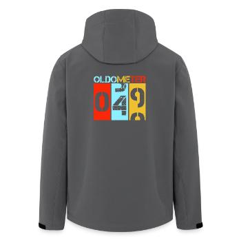 Odomètre rétro drôle pour le 50e anniversaire d’Oldometer - Veste softshell homme en polyester recyclé Stanley/Stella - noir - Dos - AI Model Male 185 light (185cm)