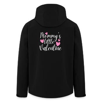 Mommy's Little Valentine - Veste softshell homme en polyester recyclé Stanley/Stella - noir - Dos - AI Model Male 185 light (185cm)