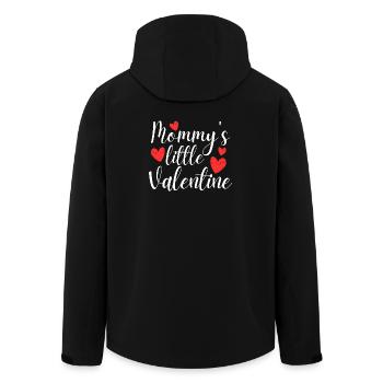 Mommy's Little Valentine - Veste softshell homme en polyester recyclé Stanley/Stella - noir - Dos - AI Model Male 185 light (185cm)
