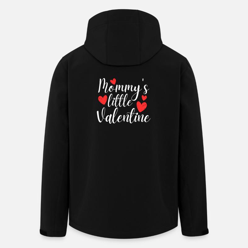 Mommy's Little Valentine - Men’s Recycled Softshell Jacket by Stanley/Stella - black