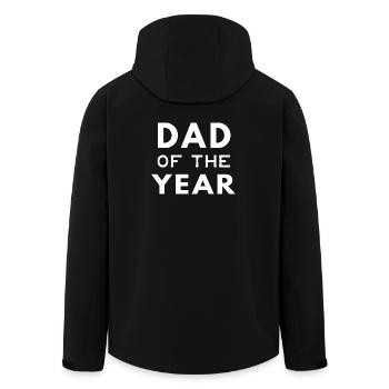 Meilleur Père de l’Année Cadeau - Veste softshell homme en polyester recyclé Stanley/Stella - noir - Dos - AI Model Male 185 light (185cm)