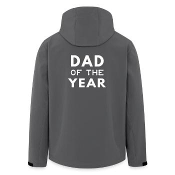 Meilleur Père de l’Année Cadeau - Veste softshell homme en polyester recyclé Stanley/Stella - charbon - Dos - AI Model Male 185 light (185cm)