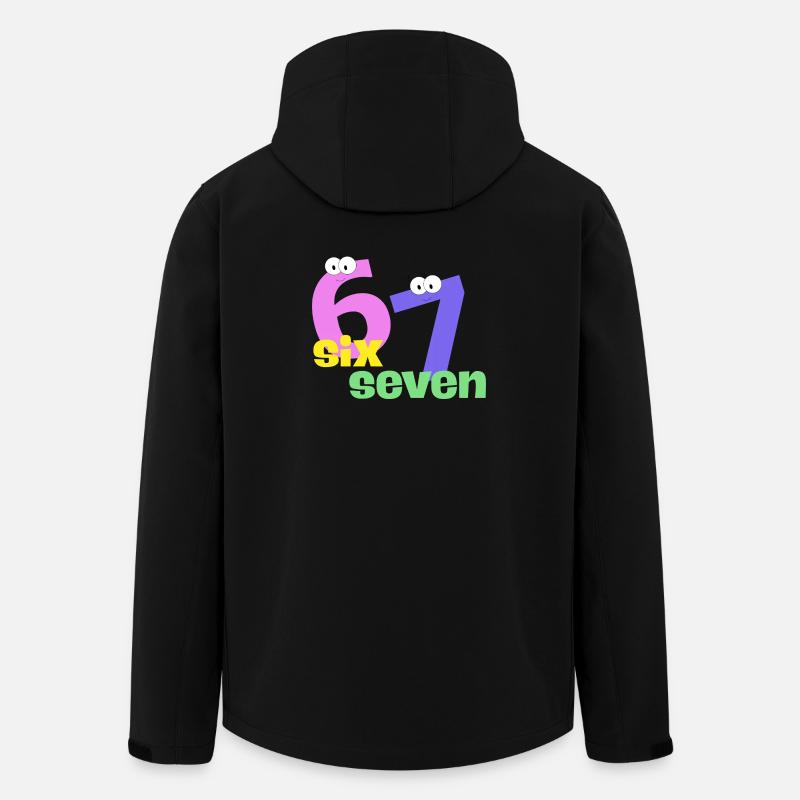 Six Seven Trend - Recycelte Männer Softshell-Jacke von Stanley/Stella - Schwarz