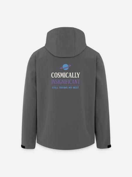 Existential humor, nihilism, humor, - Men’s Recycled Softshell Jacket by Stanley/Stella - black