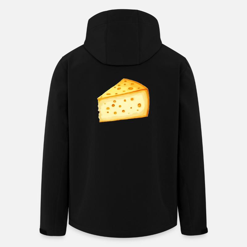 Käse - Recycelte Männer Softshell-Jacke von Stanley/Stella - Schwarz