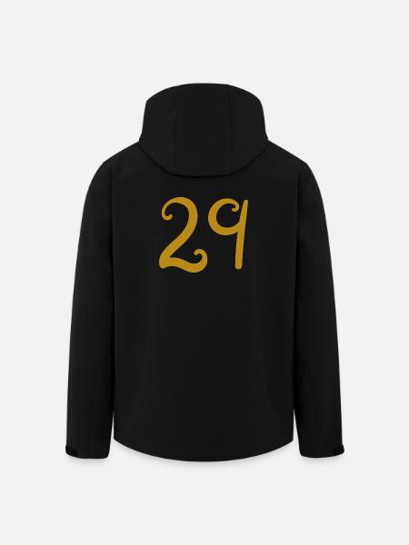 29 - Veste softshell homme en polyester recyclé Stanley/Stella - noir