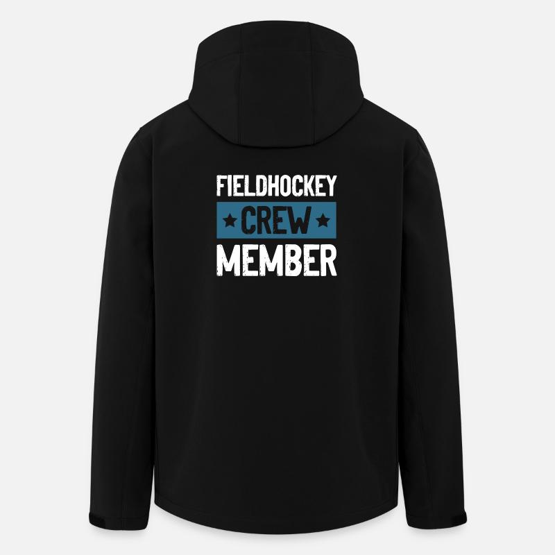 Fieldhockey Crew - Recycelte Männer Softshell-Jacke von Stanley/Stella - Schwarz