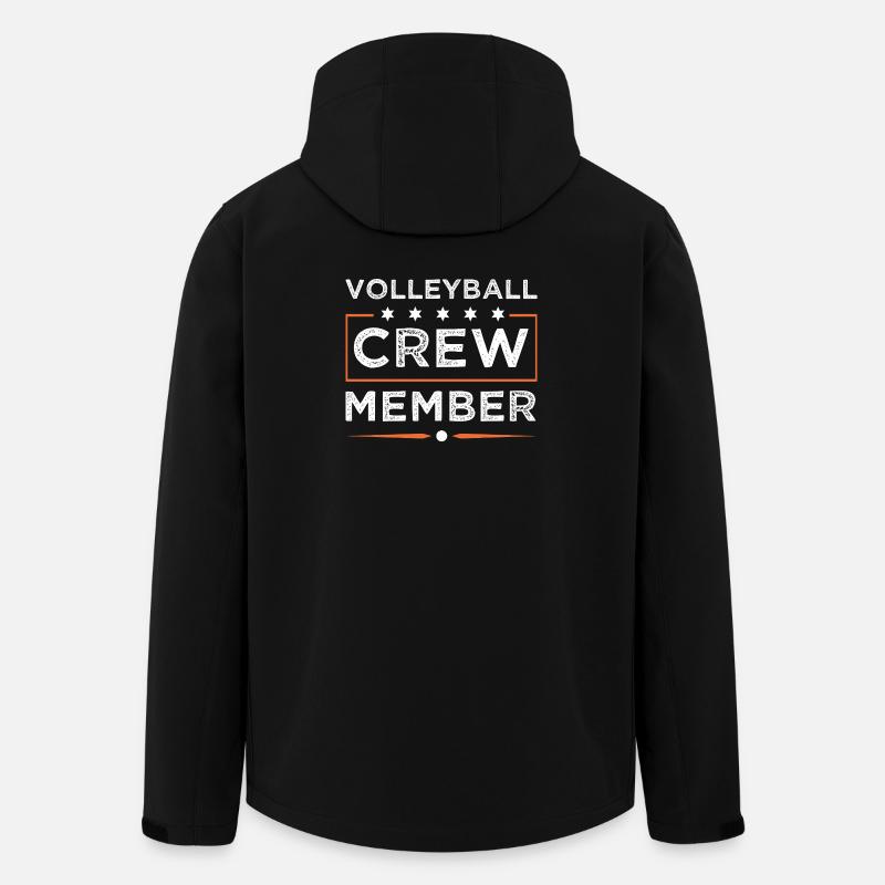 Volleyball Crew - Recycelte Männer Softshell-Jacke von Stanley/Stella - Schwarz