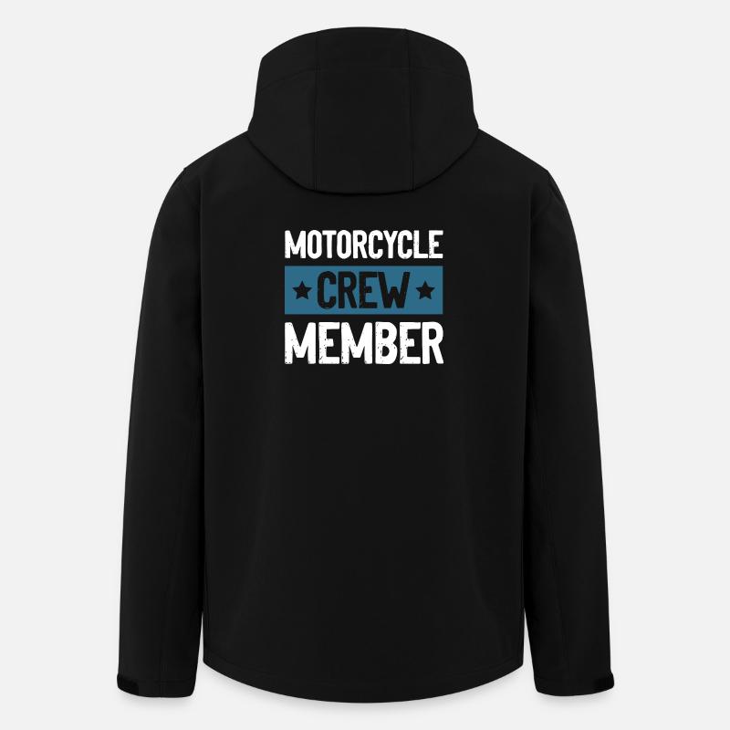 Motorcycle Crew - Recycelte Männer Softshell-Jacke von Stanley/Stella - Schwarz