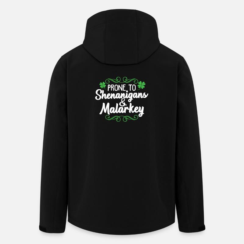 Anfällig für Streiche und Unsinn - Recycelte Männer Softshell-Jacke von Stanley/Stella - Schwarz