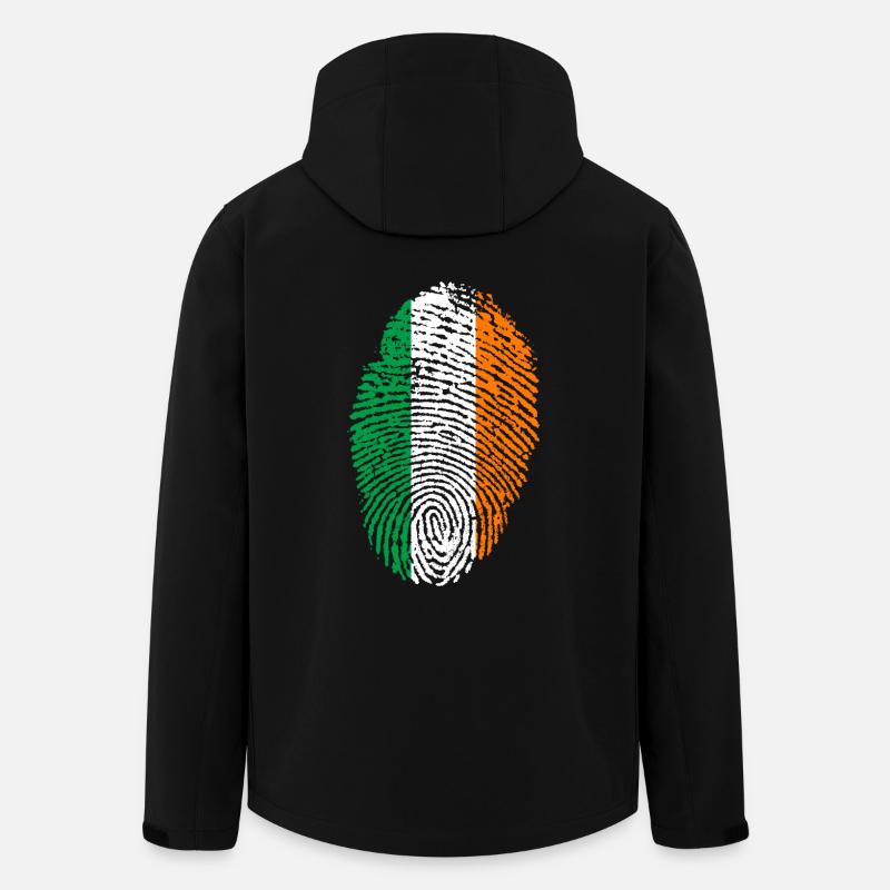 IRLANDE / IRLANDE - Veste softshell homme en polyester recyclé Stanley/Stella - noir
