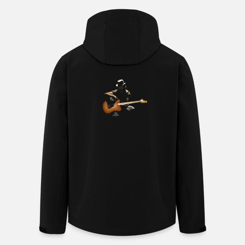 Gitarrist - Recycelte Männer Softshell-Jacke von Stanley/Stella - Schwarz