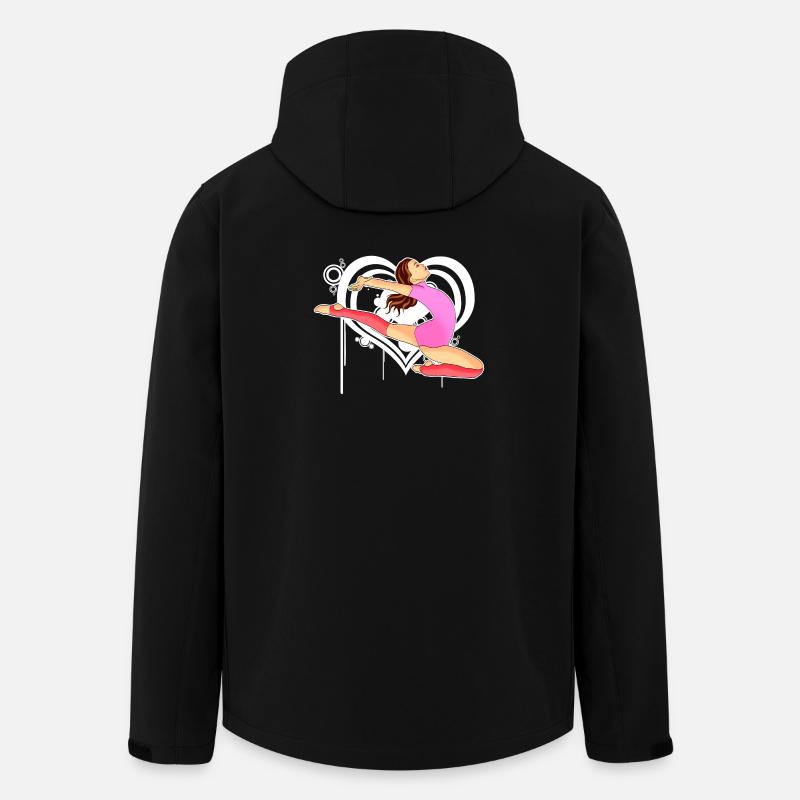 Turnen - Turnerin - Leichtathletik - Recycelte Männer Softshell-Jacke von Stanley/Stella - Schwarz