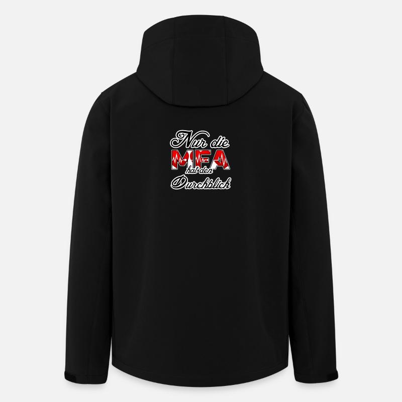 MFA Arzt Ärzte Medizin Spruch Gesundheitswesen - Recycelte Männer Softshell-Jacke von Stanley/Stella - Schwarz