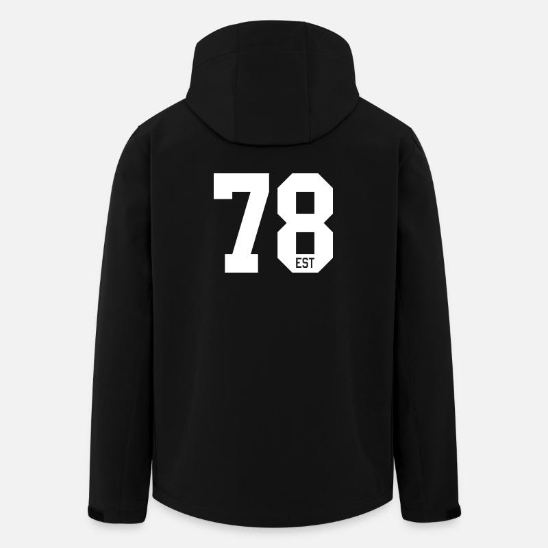 78 est - Veste softshell homme en polyester recyclé Stanley/Stella - noir