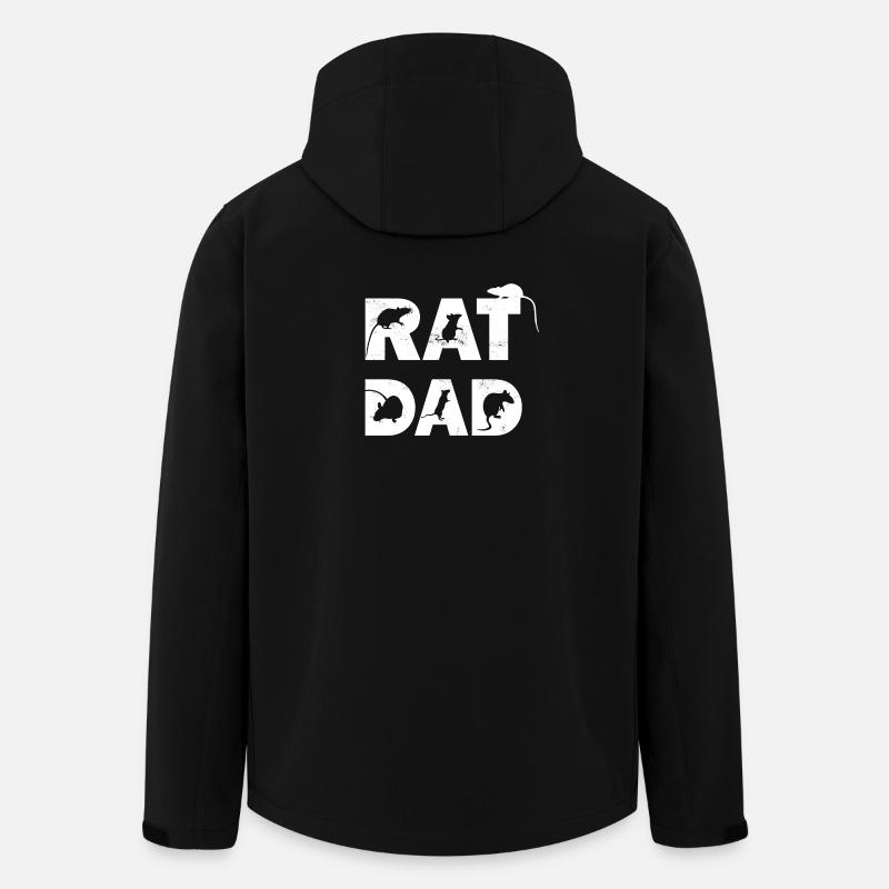 Rat rats - Veste softshell homme en polyester recyclé Stanley/Stella - noir