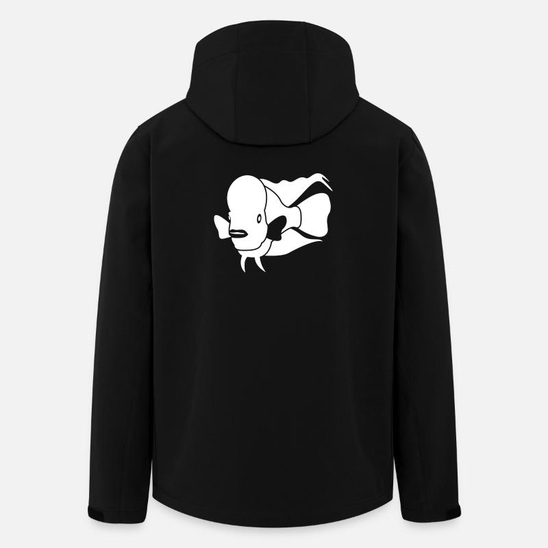 Aquaristik Aquarium - Recycelte Männer Softshell-Jacke von Stanley/Stella - Schwarz
