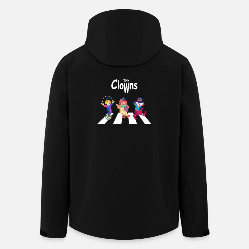 Les clowns - Veste softshell homme en polyester recyclé Stanley/Stella - noir