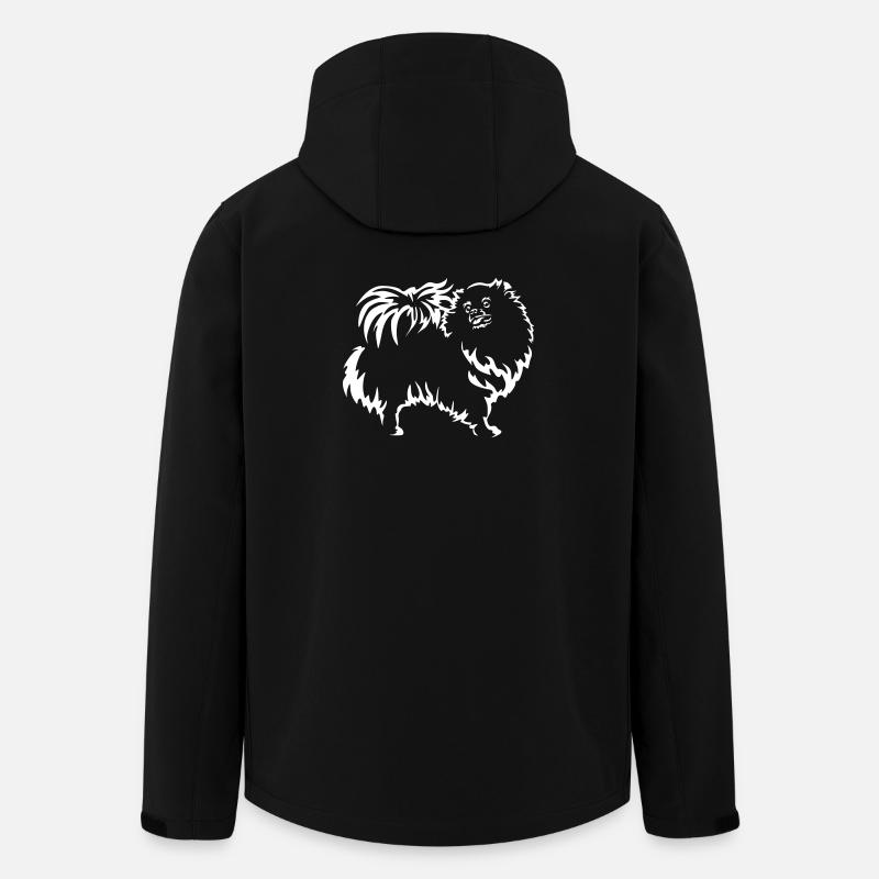 Zwergspitz Black Edition" - Men’s Recycled Softshell Jacket by Stanley/Stella - black