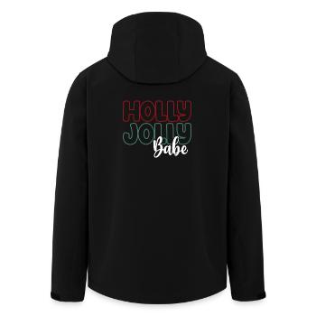Holly Jolly Babe - Veste softshell homme en polyester recyclé Stanley/Stella - noir - Dos - AI Model Male 185 light (185cm)