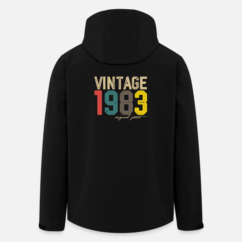 Originaldruck von 1983 - Recycelte Männer Softshell-Jacke von Stanley/Stella - Schwarz