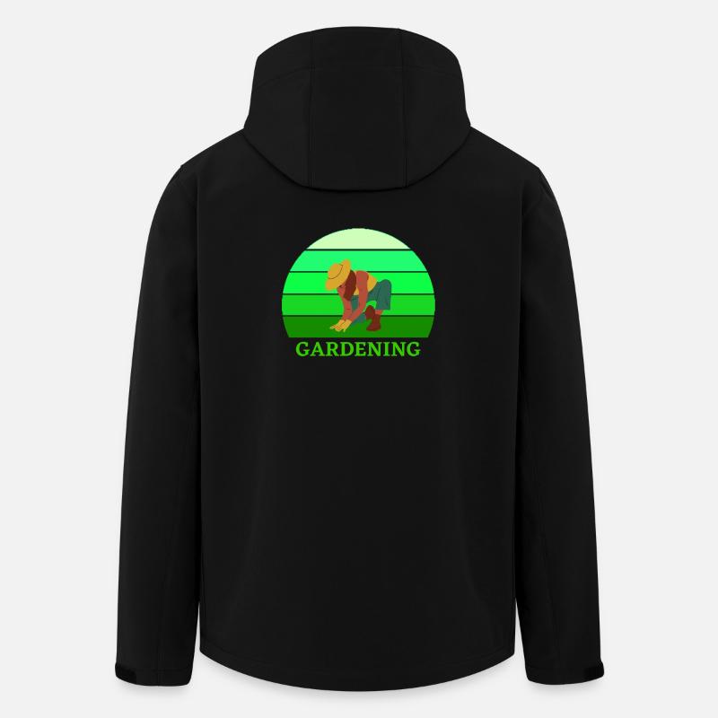 gartenarbeit, gartenarbeit, gartenarbeit, gärtner - Recycelte Männer Softshell-Jacke von Stanley/Stella - Schwarz