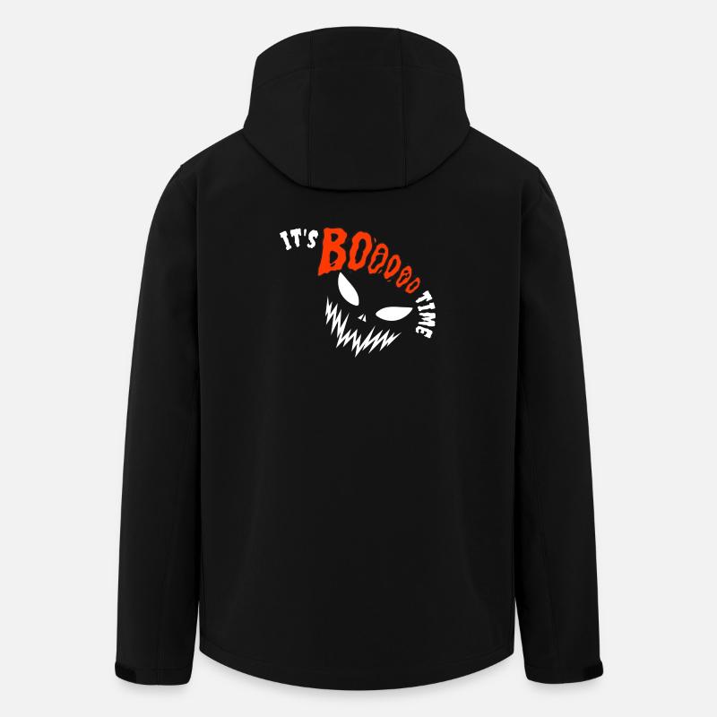 It's Booooo Time, Halloween - Veste softshell homme en polyester recyclé Stanley/Stella - noir