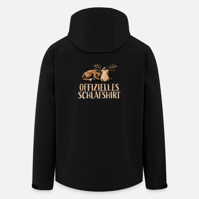 Elch - Offizielles Schlafshirt - Recycelte Männer Softshell-Jacke von Stanley/Stella - Schwarz