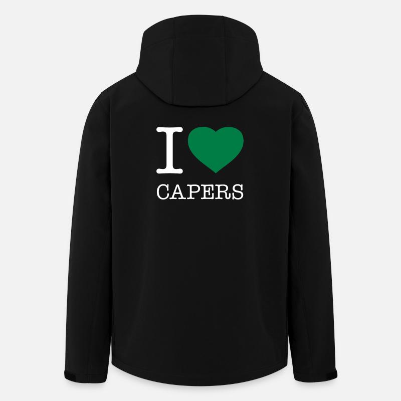 I LOVE CAPERS Kapern - Men’s Recycled Softshell Jacket by Stanley/Stella - black