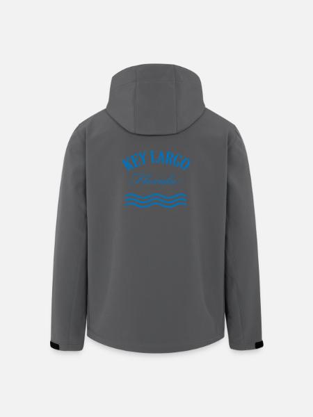 Key Largo Florida Conception nautique - Veste softshell homme en polyester recyclé Stanley/Stella - noir