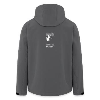 Arawara - Harmony Hunter - Men’s Recycled Softshell Jacket by Stanley/Stella - anthracite - Back - AI Model Male 185 light (185cm)