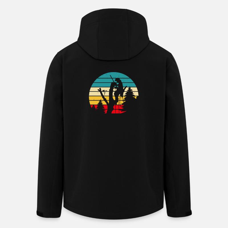 Cadeau drôle de menuisier - Veste softshell homme en polyester recyclé Stanley/Stella - noir