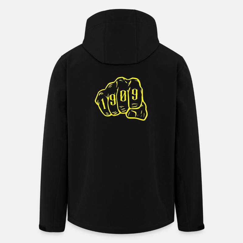 1909 Ruhrpott Fussball Dortmund Edition - Recycelte Männer Softshell-Jacke von Stanley/Stella - Schwarz