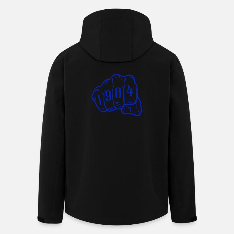 Ruhrpott Real Gelsenkircheners depuis 1904 - Veste softshell homme en polyester recyclé Stanley/Stella - noir