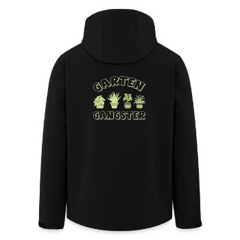 Garden Gardener Gardening Saying Horticulture Plants - Men’s Recycled Softshell Jacket by Stanley/Stella - black - Back - AI Model Male 185 light (185cm)
