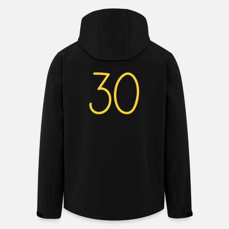 30 - Recycelte Männer Softshell-Jacke von Stanley/Stella - Schwarz