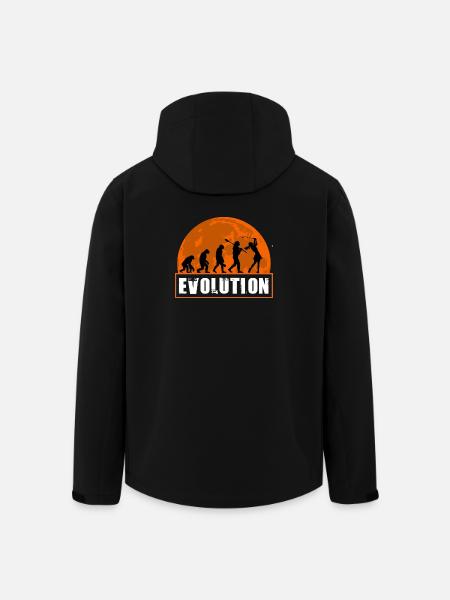 Entwicklung der Golfmädchen-Geschenk-Golfspielerin - Recycelte Männer Softshell-Jacke von Stanley/Stella - Schwarz