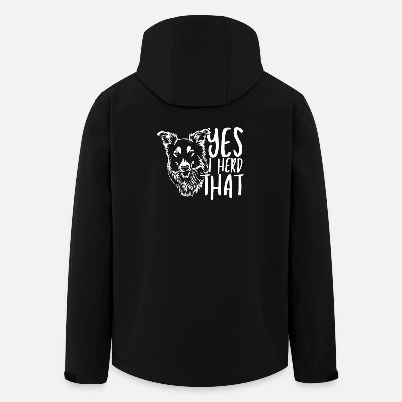 Wolfskopf mit handschriftlichem Text - Recycelte Männer Softshell-Jacke von Stanley/Stella - Schwarz