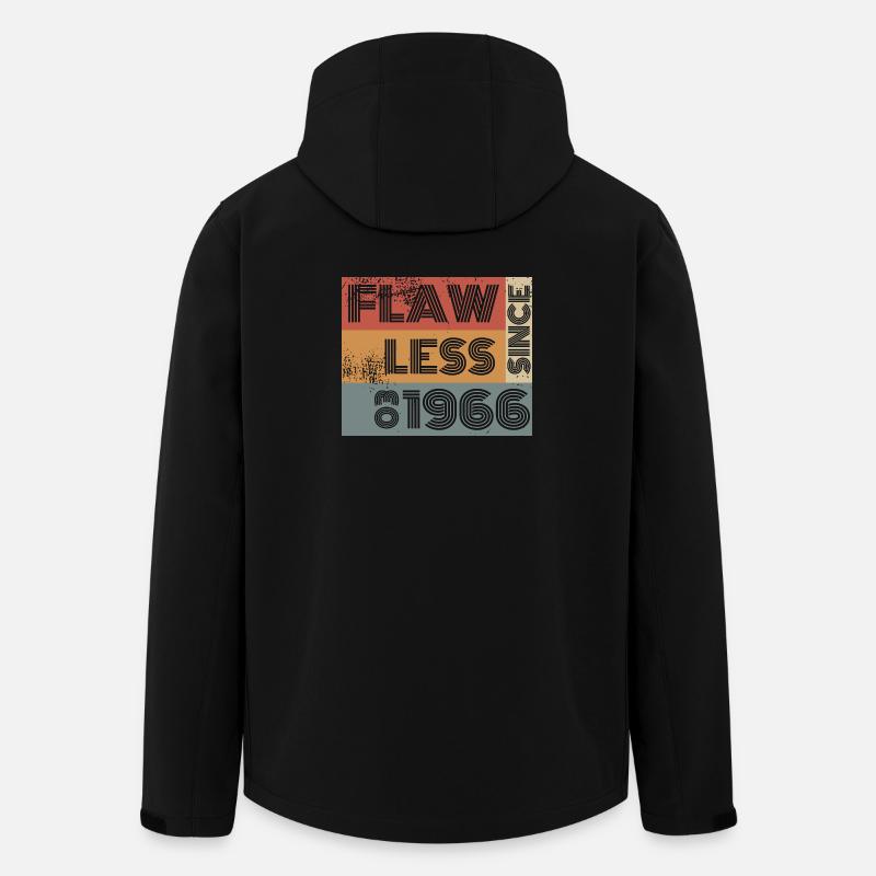 60th Birthday Flawless since 03/1966 - Men’s Recycled Softshell Jacket by Stanley/Stella - black