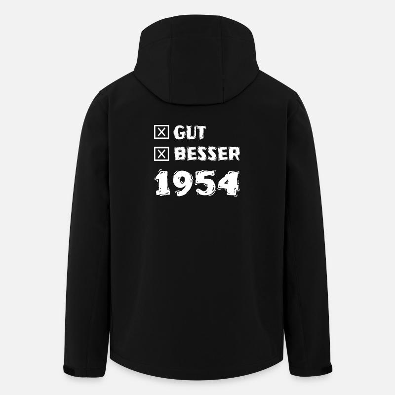 1954 - Recycelte Männer Softshell-Jacke von Stanley/Stella - Schwarz