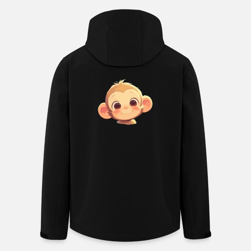 Macaque Macaque - Men’s Recycled Softshell Jacket by Stanley/Stella - black