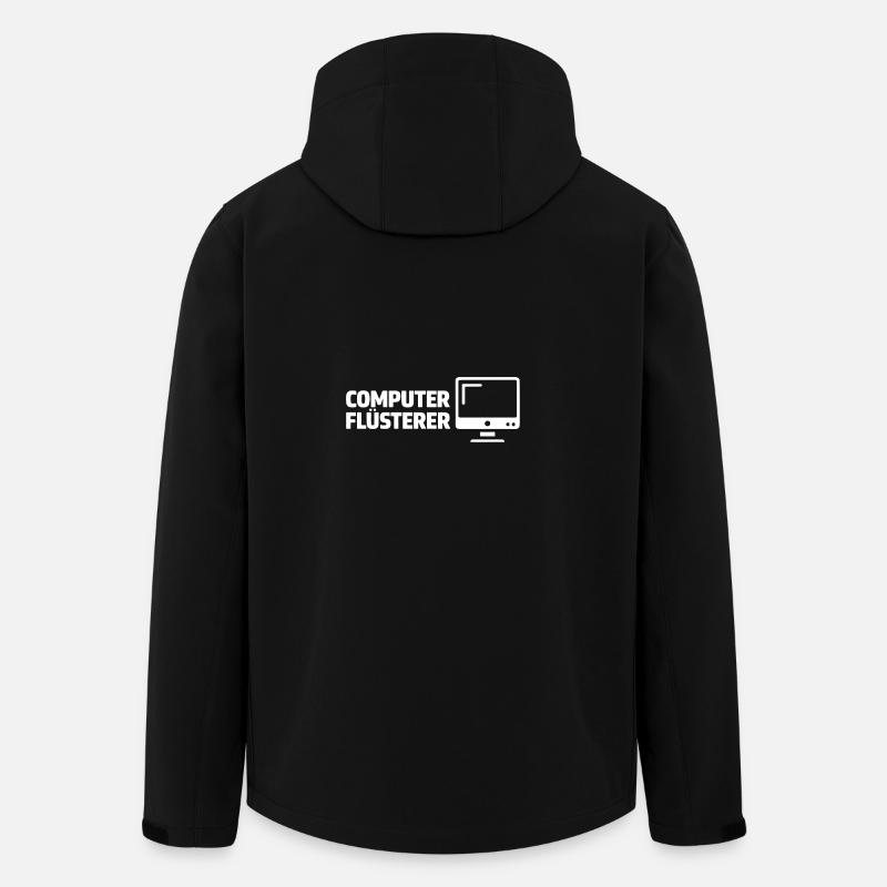 Computer Whisperer - Men’s Recycled Softshell Jacket by Stanley/Stella - black