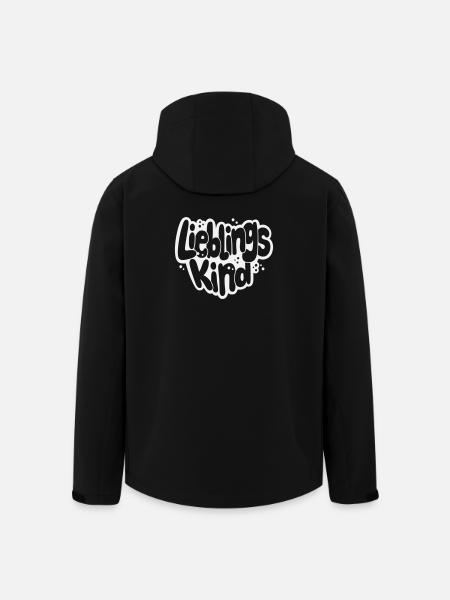Lieblingskind Bubblige Schrift - Recycelte Männer Softshell-Jacke von Stanley/Stella - Schwarz