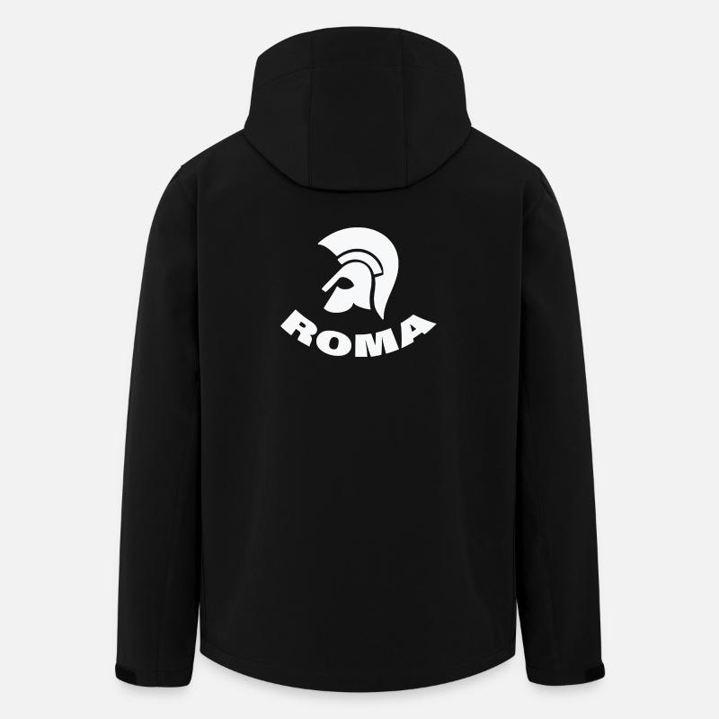 ROMA - Recycelte Männer Softshell-Jacke von Stanley/Stella - Schwarz