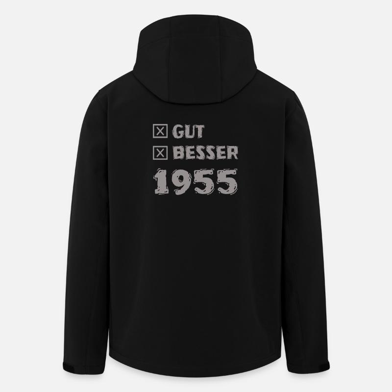 Besser 1955 - Recycelte Männer Softshell-Jacke von Stanley/Stella - Schwarz